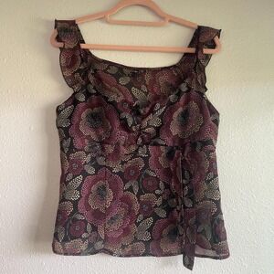 Vintage 90s Floral Whimsy Fairy Boho Blouse